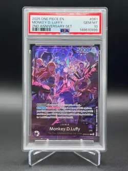 Monkey.D.Luffy (English Version 2nd Anniversary Set) PSA10 - Image 2