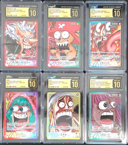 2024-25 One Piece JPN Premium Leader BCG Fest Luffy Ace Sabo CGC 10 PRISTINE (3) - Image 1