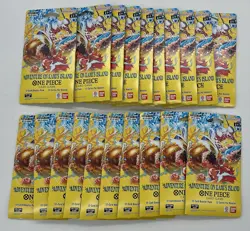 Lot of (20) One Piece TCG OP-15 Adventure On Kami's Island Sleeved Packs SEALED - Image 1
