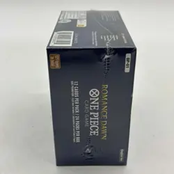 One Piece TCG OP-01 Romance Dawn Blue Bottom Booster Box SEALED EN w/Acrylic - Image 3