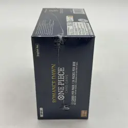 One Piece TCG OP-01 Romance Dawn Blue Bottom Booster Box SEALED EN w/Acrylic - Image 5