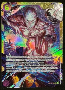 Enel OP15-118 Secret Rare Adventure on Kami's Island One Piece Foil Near Mint - Image 1