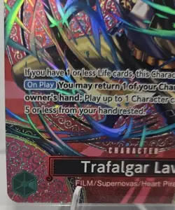 Bandai One Piece Trafalgar Law SP OP13 Full Art Foil - Image 5