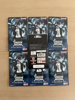 Union Arena Solo Leveling Sleeved Booster Blister Pack Lot Of 7 English Sealed - Image 2