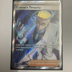 Pokemon TCG Colress's Tenacity Trainer Shrouded Fable Ultra Rare Card 087/064 - Image 1