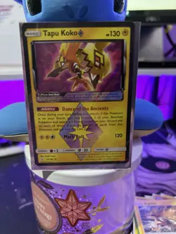 Tapu Koko Prism Star 51/181 Sm-Team Up Holo Rare Pokemon promo card - Image 1