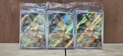 Set Of 3 Eevee 173 Sv: Scarlet & Violet Promo Cards Holo Sealed In Original Pack - Image 1