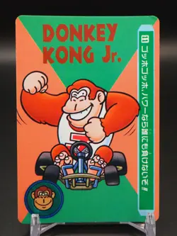 Donkey Kong Jr. Super Mario Kart No.11 Japanese Card tcg BANDAI Nintendo D057 - Image 1