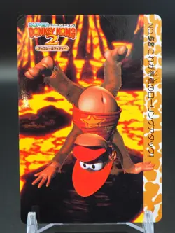 Super Donkey Kong 2 Nintendo Carddass No.58 Trading Card Bandai Japanese A573 - Image 1