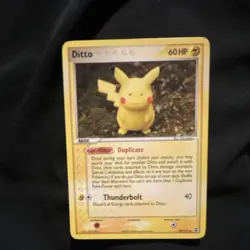 Pokemon Ditto (Pikachu) 39/113 EX Delta Species Rare 60HP Thunderbolt Card - Image 2