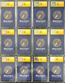2023 One Piece EN Premium Card Film Red Set (12) CGC 10 PRISTINE w/ Luffy Nami2 - Image 2