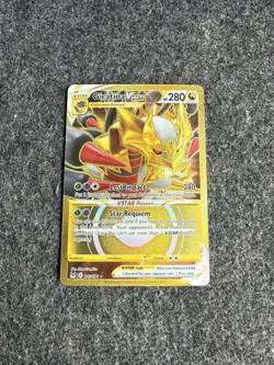 Pokemon Giratina VSTAR Lost Origin Card 212/196 Secret Rare Holo - Image 1