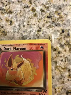 Dark Flareon 35/82 Team Rocket Regular First Edition Pokemon Card Wotc Vintage - Image 4