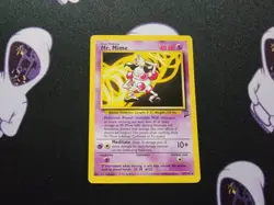 MR. MIME Card 27/130 Base Set 2 RARE English Regular Pokemon Card - NM - Image 1