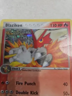 Blaziken 1/17 Pop Series 1 Holo Rare Pokemon TCG Card - Image 3
