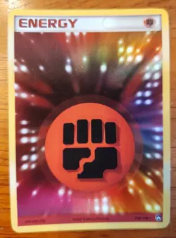 Holo Fighting Energy (108/108) Pokemon Card - Energy Card NM/M - Image 1