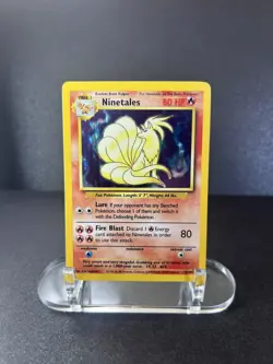 Ninetales #12/102 Holo Pokemon Card - Base Set - Image 1