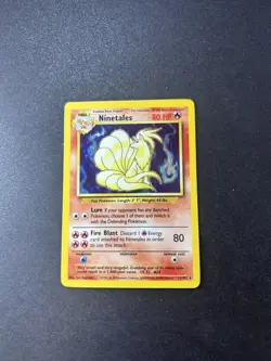 Ninetales #12/102 Holo Pokemon Card - Base Set - Image 2