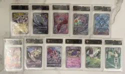 24.TOC 8.5-10 Mewtwo ex Umbreon V AR Pokemon Cards Lot 11 CHN VB16 - Image 1