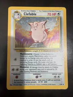 Jungle Clefable Holo Foil - Pokemon Card 1/64 - Image 1
