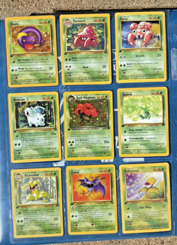 Lot Of 9 1st Edition Pokemon Cards 1 Dark Vileplume Holo 1 Zubat Bellsprout More - Image 1