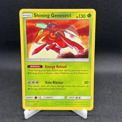 Shining Genesect - 9/73 – Shining Legends – Shiny Holo Rare Pokemon Card – MP+ - Image 1