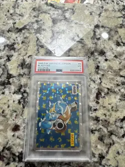 PSA 3 Blastoise No. 009 #9 Topsun Holofoil Prism 1995 Pokemon Card Japanese - Image 1