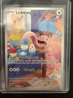 Lickitung 180/162 Pokemon TCG SV05: Temporal Forces Holo Card NM/M Condition - Image 1