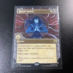Magic: The Gathering Deadly Rollick TLE P0309 Black Instant Card - Image 1