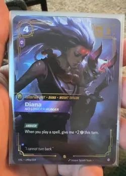 Diana No Longer Human (Alternate Art) 149a/219 Alt Art NM Riftbound Card - Image 1