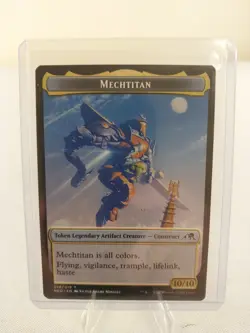 MTG Magic the Gathering Mechtitan Token Kamigawa Neon Dynasty (#014) NM - Image 1