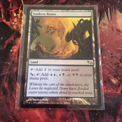 MTG Magic the Gathering Sunken Ruins Shadowmoor LP - Image 1