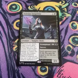 Secrets of Strixhaven Commander - Stensian Sanguinist Exsanguinate - Image 1