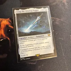 Mtg Sting, The Glinting Dagger - UB The LotR Tales Of Middle-earth+ Bonus Foils - Image 5