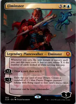 Elminster (Borderless) 362 Commander Legends: Battle for Baldur's Gate MTG LP - Image 1