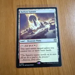 Radiant Summit - N/M - Secrets Of Strixhaven Magic The Gathering MTG - Image 1