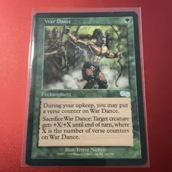 Magic the Gathering MTG War Dance (282) Urza's Saga LP - Image 1