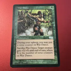 Magic the Gathering MTG War Dance (282) Urza's Saga LP - Image 2
