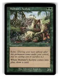 Multani's Acolyte 108 Common Urza's Legacy Magic: The Gathering Lightly Played - Image 1