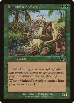 1x Multani's Acolyte - MP - Urza's Block - SPARROW MAGIC mtg - Image 1