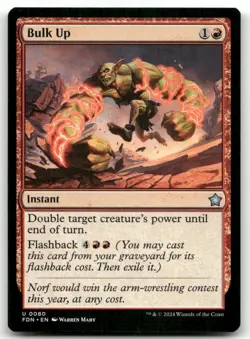 Bulk Up #80 (LP) Foundations FDN Magic MTG - Image 1