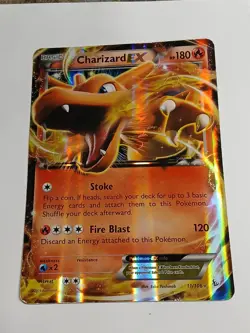 JUMBO Oversized Charizard EX Promo Card 11/106 Flashfire 2014 Pokemon - Image 2