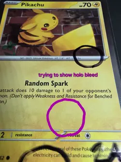 Pikachu [Holo Bleed+Swirl] (051/162) Cosmos Holo Temporal Forces Pokemon Card 2A - Image 3