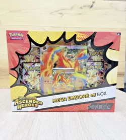 Pokemon TCG: Mega Evolutions Ascended Heroes Mega Ex Box Set Of 3 Sealed. - Image 4