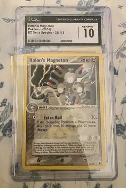 HOLON'S MAGNETON #22 2005 POKEMON EX DELTA SPECIES CGC 10 - Image 1