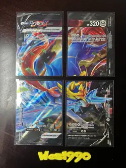 Zacian V-UNION [Set of 4] SWSH: Sword & Shield Promo Cards Holo - Image 1