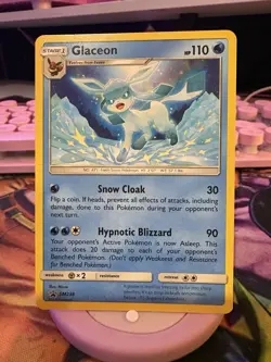 Glaceon SM238 Sm Promos Pokemon Rare common cute card ✨ - Image 1