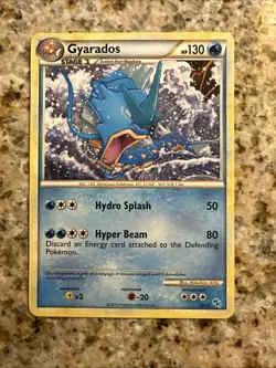 NM/LP Gyarados 20/30 Non-Holo Common HGSS Trainer Kit Pokemon Card - Image 1