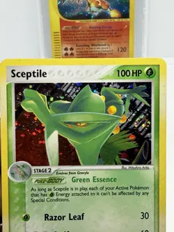 Sceptile - 10/106 Pokemon Ex Emerald Holo Rare Nintendo ~ BIG SWIRL🌀 NM - Image 5