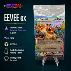 Eevee ex - (Prismatic Evolutions Stamp) 075/131 Sealed Pokemon Promo TCG - Image 1